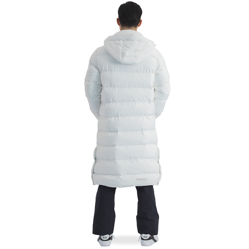 White Long Puffer Jacket