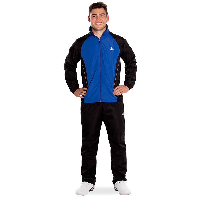 Royal Blue Black Tracksuit